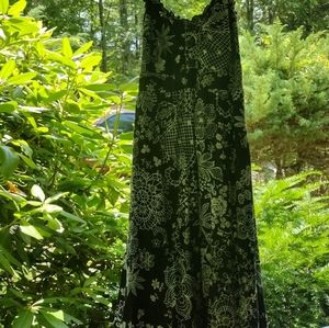 Black and white summer dress